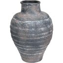 Ver imagem 1 de Vaso Decorativo Enfeite Casa Home&Co Cerâmica 30x20x20cm Cinza