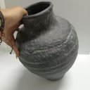 Ver imagem 2 de Vaso Decorativo Enfeite Casa Home&Co Cerâmica 30x20x20cm Cinza