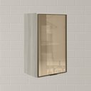 Ver imagem 5 de Armario Aereo 1 Porta Vidro Mdf 40 Cm Kali 1220261 Bianco Toq Nicioli