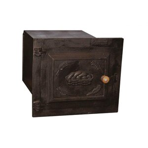 Forno em Ferro Fogão a Lenha Médio Porta Ferro 50x42x35cm