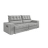 Sofá Oscar Plus 2,30m Retrátil/reclinável Suede Areia - Xflex - 3