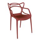 Ver imagem 3 de Conjunto 6 Cadeiras Allegra Cor Vermelho Falu – Design e Sofisticação, Resistentes e Ergonômicas
