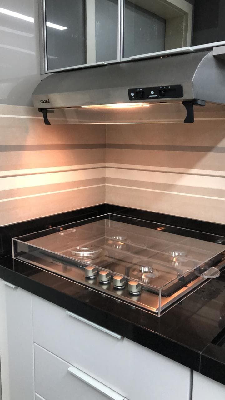 Tampo Para Fogão Cooktop Em Acrílico Cristal - 6