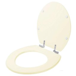 Assento Sanitário Laqueado Soft Close Diamantina Palha (Bege Claro) para vaso Icasa - 2 Assento Sanitário Laqueado Soft Close Diamantina Palha (Bege Claro) para vaso Icasa - 2