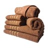 Jogo de Toalha 2 Banho 2 Rosto 2 Luxo Dubai Marrom - 2