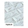 Placa Espuma 3D - Modelo Tijolinho - 70x77 - 3