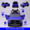 Carro Elétrico Infantil Ford Ranger Azul 12v com Controle Remoto Luz de Led e Volante com Sons de Co - 4