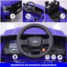 Carro Elétrico Infantil Ford Ranger Azul 12v com Controle Remoto Luz de Led e Volante com Sons de Co - 3
