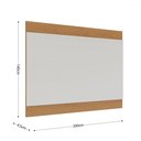Ver imagem 4 de Painel para Tv até 75 Polegadas Nilo Off White Matte/freijo - Colibri
