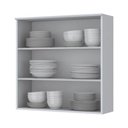 Ver imagem 2 de Armário Aéreo Henn 2 Portas 80Cm Mdf Americanas Branco
