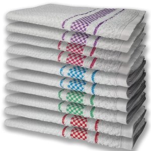 10 Panos de Prato Atoalhado Felpudo Premium VM+VD+AZ+RS+RX