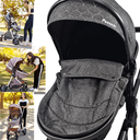 Ver imagem 4 de Carrinho de Bebe Passeio Moises Passear Baby Ares Chocolate