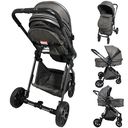 Ver imagem 2 de Carrinho de Bebe Passeio Moises Passear Baby Ares Chocolate