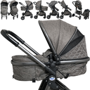 Ver imagem 3 de Carrinho de Bebe Passeio Moises Passear Baby Ares Chocolate