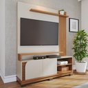 Ver imagem 2 de Estante Painel para Tv 65 Pol 152cm Mayer C04 Off White Matte Freijó - Lyam Decor