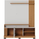Ver imagem 6 de Estante Painel para Tv 65 Pol 152cm Mayer C04 Off White Matte Freijó - Lyam Decor