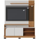 Ver imagem 5 de Estante Painel para Tv 65 Pol 152cm Mayer C04 Off White Matte Freijó - Lyam Decor