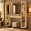 Ver imagem 3 de Penteadeira Camarim Star Reflecta com Espelho e LED - Off White
