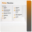 Ver imagem 4 de Colchão Queen Kingston Molas Ensacadas Látex Visco Gel 158x198x42cm