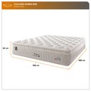 Ver imagem 3 de Colchão Queen Kingston Molas Ensacadas Látex Visco Gel 158x198x42cm