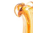 Ver imagem 4 de Vaso Murano Vidro Italy Ambar 19×23,5cm Wolff