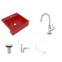 Ver imagem 2 de Kit Cuba XQ395 Torneira 1198 Metal Válvula 1 Polegada Sifão PVC Flexível Compace