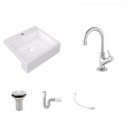 Ver imagem 2 de Kit Cuba XQ395 Torneira 1198 Metal Válvula 1 Polegada Sifão PVC Flexível Compace