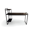 Ver imagem 2 de Mesa Estante Escrivaninha Home Office Prateleira 140cm Preto
