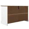 Balcão Buffet de Madeira Maciça com 3 Portas e 3 Gavetas Branco Lavado - 8