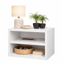 Ver imagem 1 de Criado Suspenso Mesinha Quarto Cama Lateral Moderna Mudo Mdf - Branco