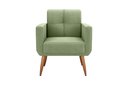 Ver imagem 3 de Poltrona Decorativa Havana Boucle Oliva F494 - Matrix