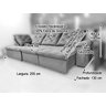 Sofá Canto Retrátil Reclinável 2,55 m Cinza B142 Spazio - 7