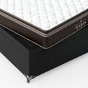 Ver imagem 6 de Cama Box Baú Viúva + Colchão Paris Molas Ensacadas Pocket - 66x128x188cm - e-Shop Casa - Couro