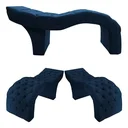 Ver imagem 4 de Maca Estetica Azul Profissional Premium Suede - Santo Box