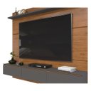 Ver imagem 6 de Painel para Tv até 65 Polegadas 3 Portas Mateo Dj Móveis Freijó/cinza Urbano