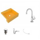 Ver imagem 2 de Kit Cuba XQ395 Torneira 1198 Metal Válvula Click 1 1/2 Polegada Sifão PVC Flexível Compace