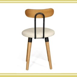 Kit 4 Cadeiras Pés Palito Ergonomica para Mesa de Jantar Cozinha de Madeira Estofada com Fixação - 2