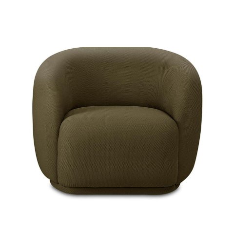 Poltrona Orgânica Giratòria Decorativa Bell Verde Lansofbr