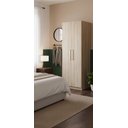 Ver imagem 2 de Guarda-roupa Modular 2p com 3 Gav 1010 Carvalho