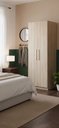 Ver imagem 2 de Guarda-roupa Modular 2p com 3 Gav 1010 Carvalho