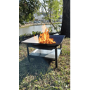Ver imagem 2 de Lareira Externa 60cm Aquecedor - Jardim Fire Pit a Lenha