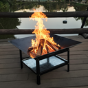 Ver imagem 4 de Lareira Externa 60cm Aquecedor - Jardim Fire Pit a Lenha