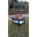 Ver mais imagens de Lareira Externa 60cm Aquecedor - Jardim Fire Pit a Lenha