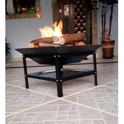 Lareira Externa 60cm Aquecedor - Jardim Fire Pit a Lenha - 4