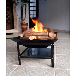 Lareira Externa 60cm Aquecedor - Jardim Fire Pit a Lenha - 9