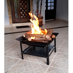 Lareira Externa 60cm Aquecedor - Jardim Fire Pit a Lenha - 2