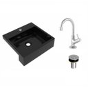 Ver imagem 2 de Kit Cuba XQ395 Torneira 1198 Metal Válvula Click 1 Polegada B Compace