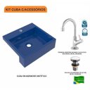 Ver imagem 3 de Kit Cuba XQ395 com Torneira 1198 Metal e Válvula Click 1"G Compace