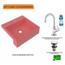 Ver imagem 3 de Kit Cuba XQ395 com Torneira 1198 Metal e Válvula Click 1"G Compace