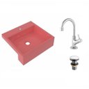 Ver imagem 2 de Kit Cuba XQ395 com Torneira 1198 Metal e Válvula Click 1"G Compace